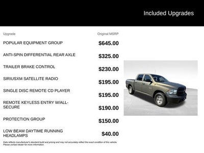 2014 RAM 1500 4WD Crew Cab 5.7 Ft Box Tradesman