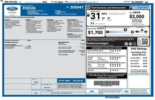 2014 Ford Focus 5dr HB SE