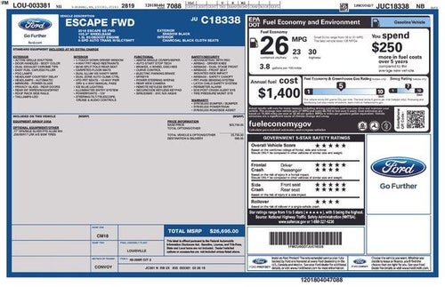 2018 Ford Escape SE FWD