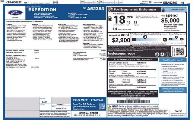 2025 Ford Expedition Active 4x4