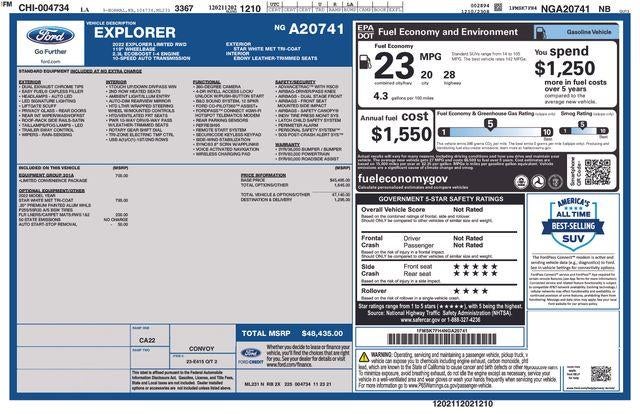 2022 Ford Explorer Limited RWD
