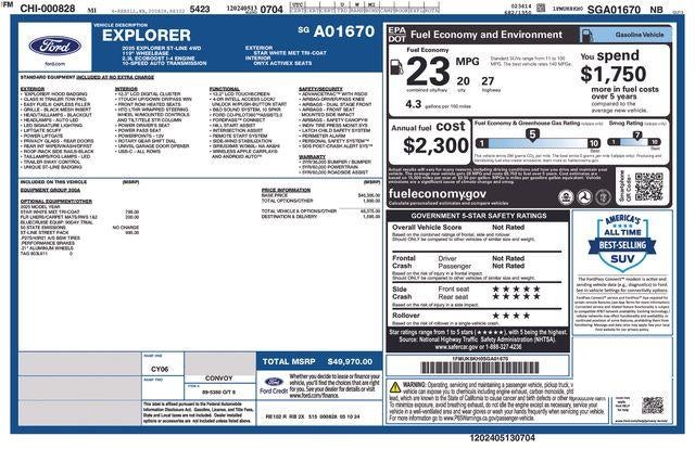 2025 Ford Explorer ST-Line 4WD