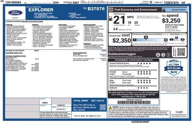 2026 Ford Explorer ST RWD