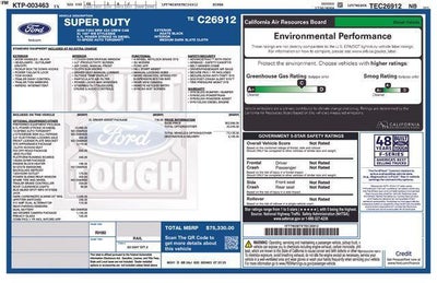 2026 Ford Super Duty F-250 SRW XL 4WD Crew Cab 6.75' Box