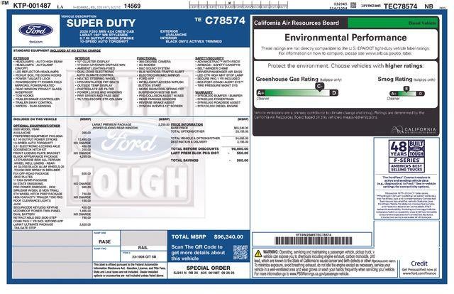 2026 Ford Super Duty F-250 SRW LARIAT 4WD Crew Cab 6.75' Box