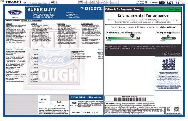 2024 Ford Super Duty F-250 SRW LARIAT 4WD Crew Cab 6.75' Box