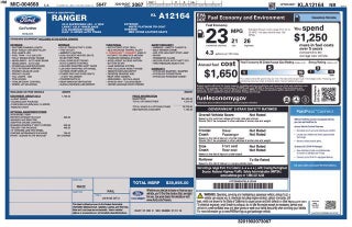 2019 Ford Ranger LARIAT 2WD SuperCrew 5' Box