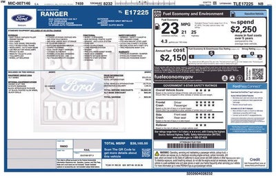 2026 Ford Ranger XLT 2WD SuperCrew 5' Box