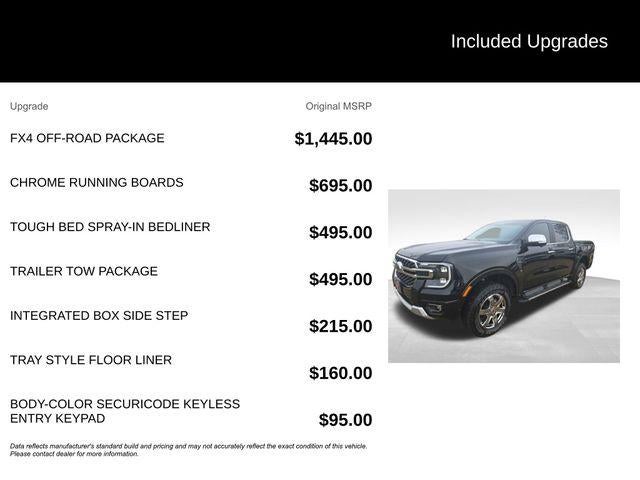 2024 Ford Ranger LARIAT 4WD SuperCrew 5' Box