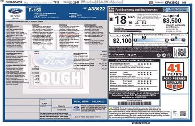 2019 Ford F-150 LARIAT 4WD SuperCrew 5.5' Box