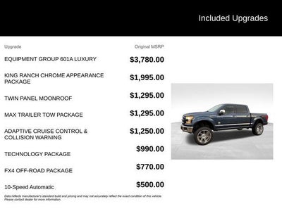 2017 Ford F-150 King Ranch 4WD SuperCrew 5.5' Box