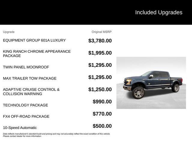 2017 Ford F-150 King Ranch 4WD SuperCrew 5.5' Box