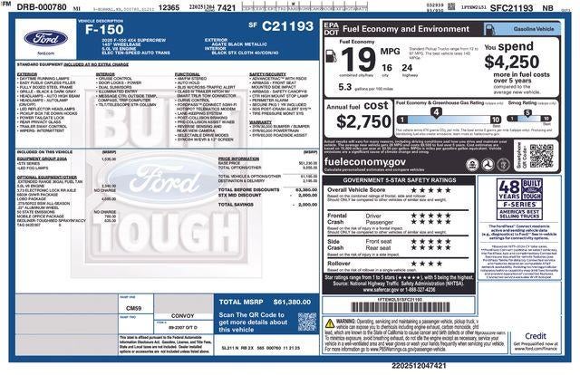 2025 Ford F-150 STX 4WD SuperCrew 5.5' Box