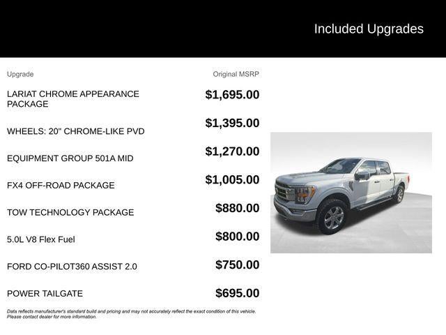 2021 Ford F-150 LARIAT 4WD SuperCrew 5.5' Box