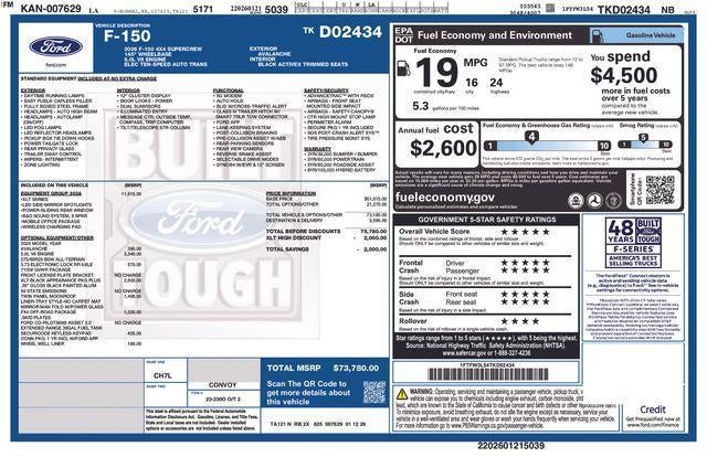 2026 Ford F-150 XLT 4WD SuperCrew 5.5' Box