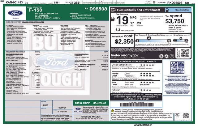 2023 Ford F-150 XLT 4WD Reg Cab 8' Box