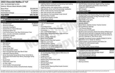 2022 Chevrolet Malibu LT