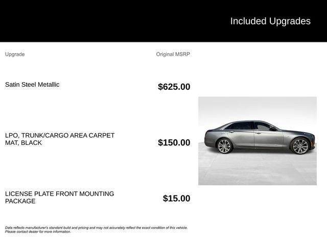 2018 Cadillac CT6 4dr Sdn 3.0L Turbo Premium Luxury AWD