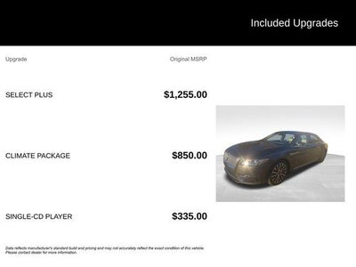 2017 Lincoln Continental Select FWD