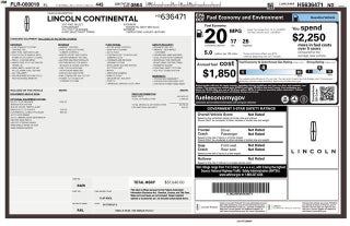 2017 Lincoln Continental Select FWD