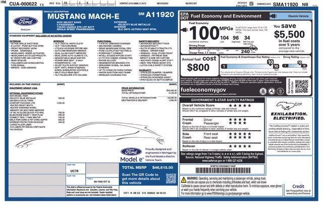 2025 Ford Mustang Mach-E Select AWD