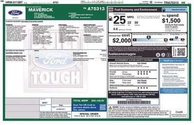 2026 Ford Maverick XL AWD SuperCrew