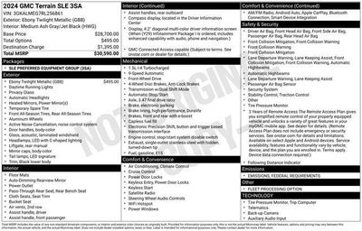 2024 GMC Terrain FWD 4dr SLE