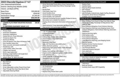 2023 Chevrolet Equinox AWD 4dr LT w/1LT