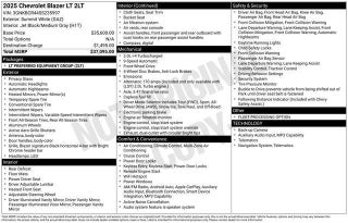 2025 Chevrolet Blazer LT FWD