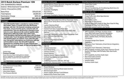 2013 Buick Enclave Premium FWD