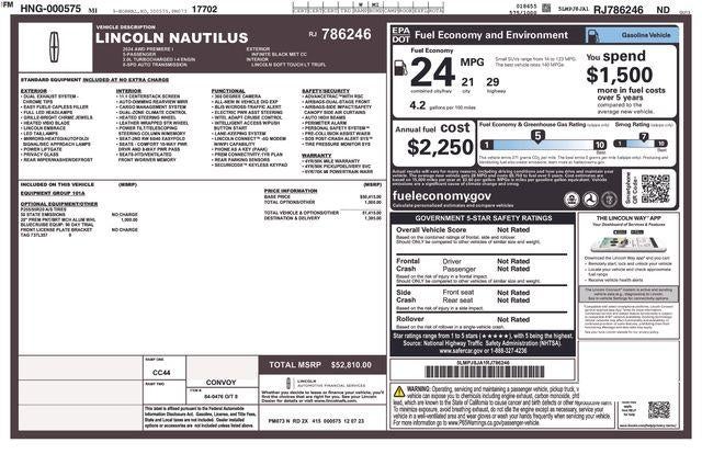 2024 Lincoln Nautilus Premiere AWD