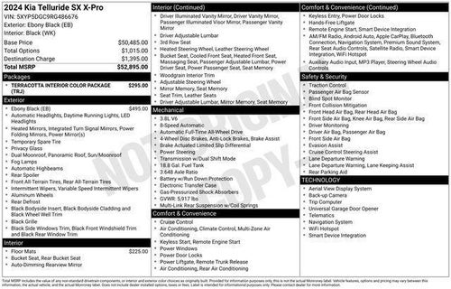 2024 Kia Telluride SX X-Pro AWD