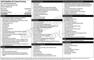 2023 Mazda Mazda CX-9 Grand Touring AWD