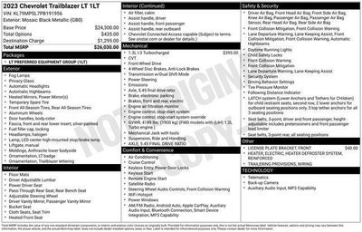 2023 Chevrolet Trailblazer FWD 4dr LT