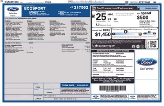 2018 Ford EcoSport SE 4WD