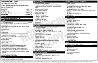 2023 FIAT 500X Sport AWD